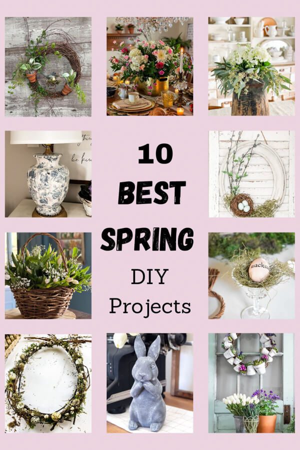 10 Easy DIY Spring  Decor Ideas to Try