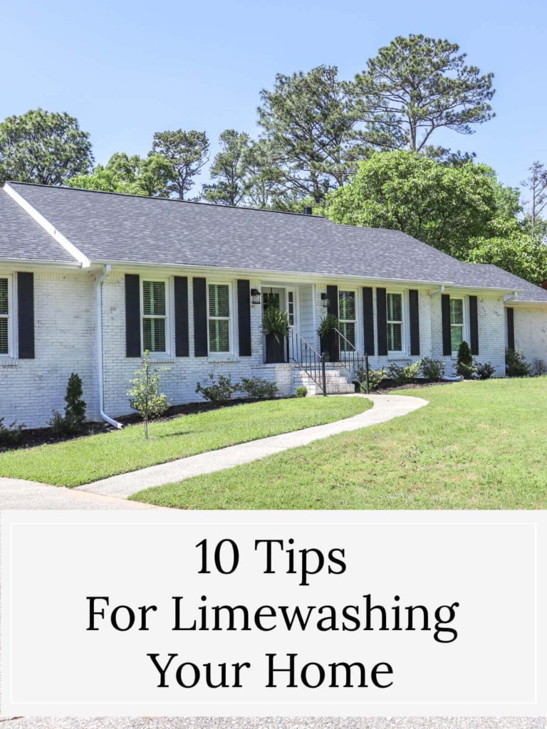 Welcome Home Saturday: 10 Tips for Limewashing Your House