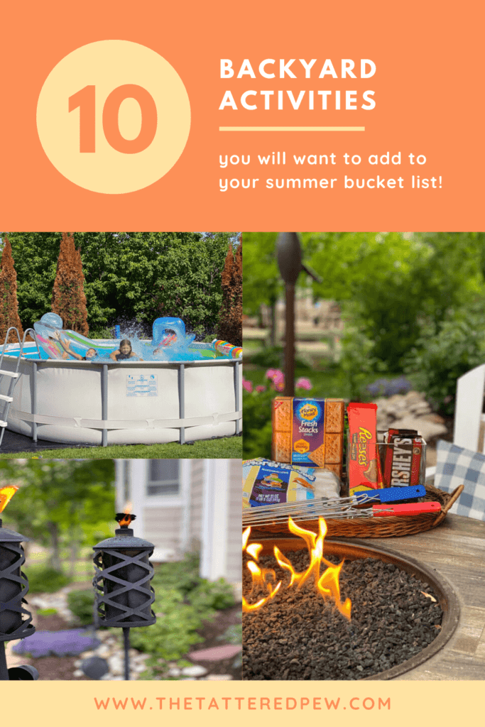 Add these 10 backyard activities to your summer bucket list!