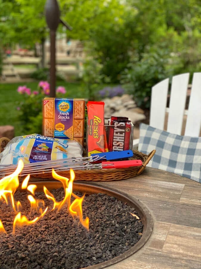 S'mores are always a good idea for backyard summer fun!