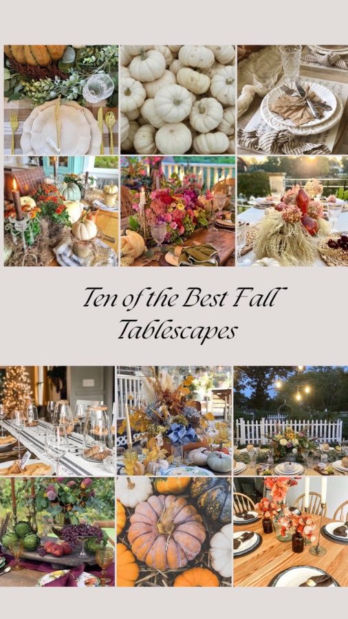 10 of The Best Fall Tablescapes