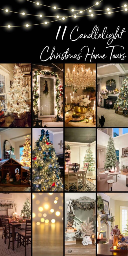 11 candlelight Christmas home tours