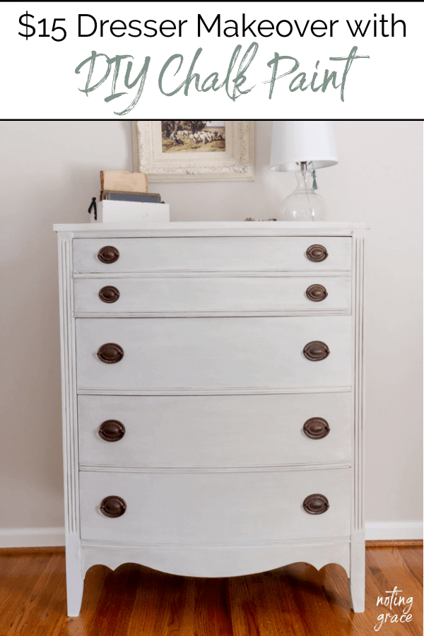 Welcome Home Sunday: $15 dresser makeover with DIY chalk paint