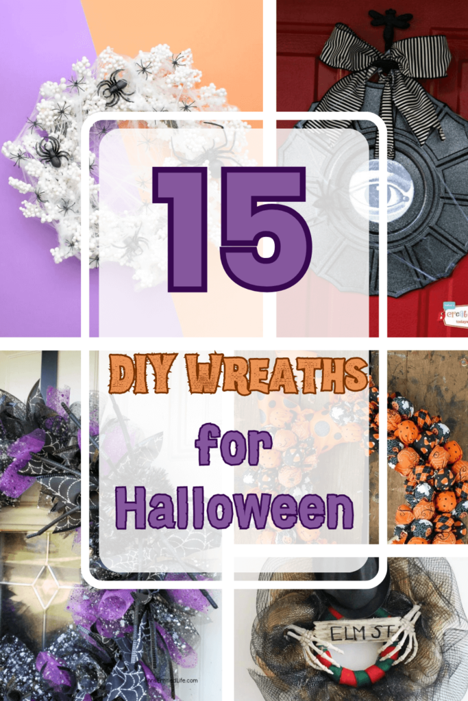15 DIY Spooktacular Wreaths for Halloween