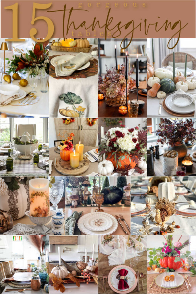 15 gorgeous Thanksgiving tablescapes
