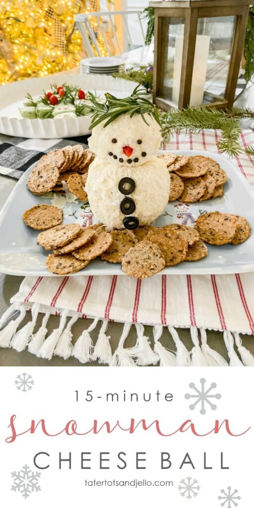 Welcome Home Saturday: White Cheese snowman recipe