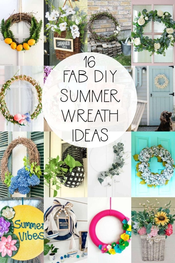 Come see these 16 fabulous DIY wreaths!
