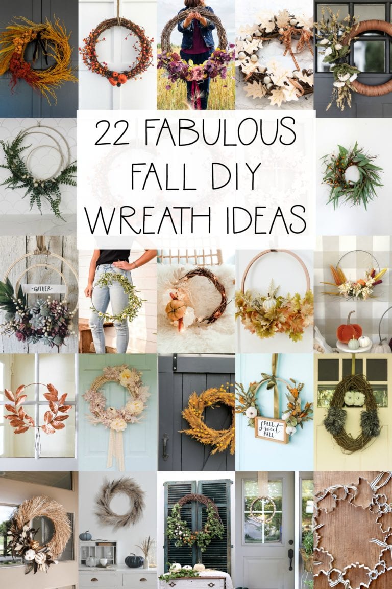 Large DIY Fall Farmhouse Wreath » Grow Beauty With Ease