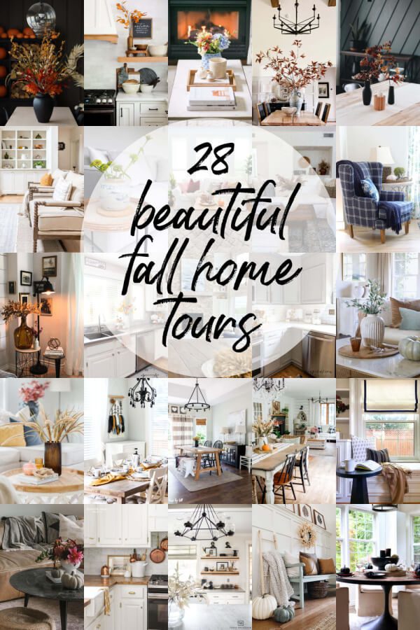 Come take a tour of 28 beautiful homes decorated for Fall!