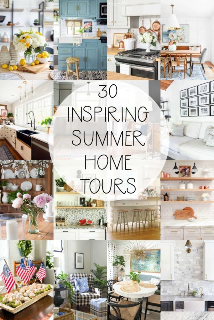 Come visit these 30 inspiring summer home tours!