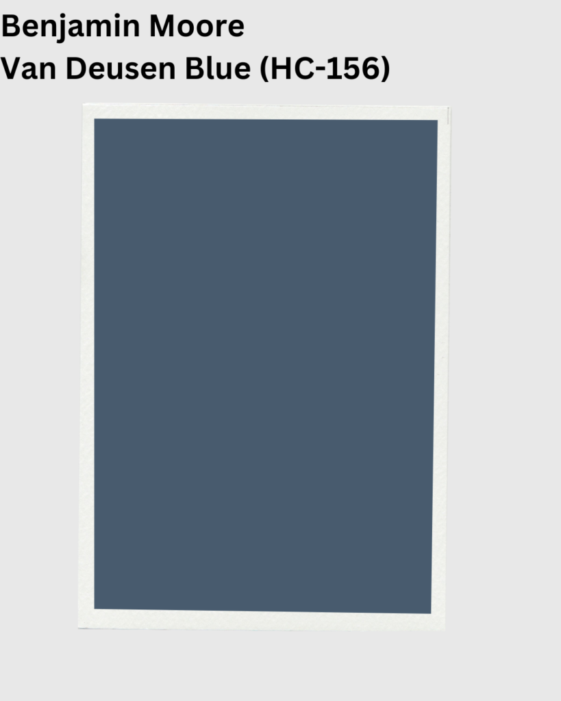 Benjamin Van Deusen Blue paint Swatch