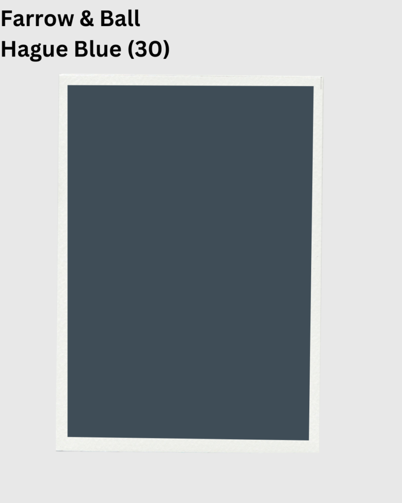 Farrow and Ball Hague Blue paint swatch