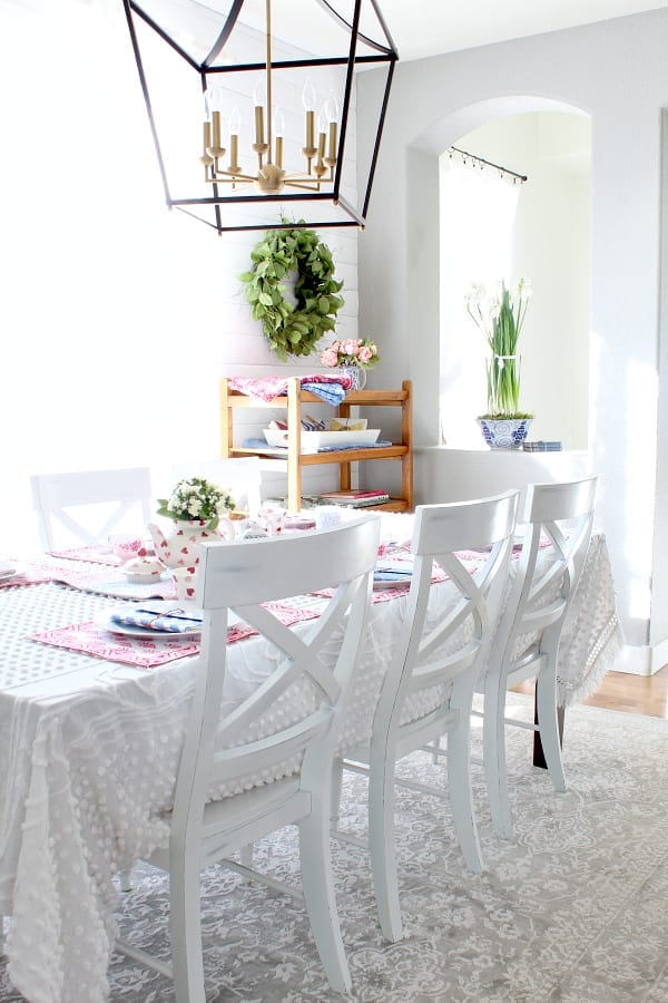 A Valentine's Day tablescape full of fair trade items that will make a difference this Valentine's Day!