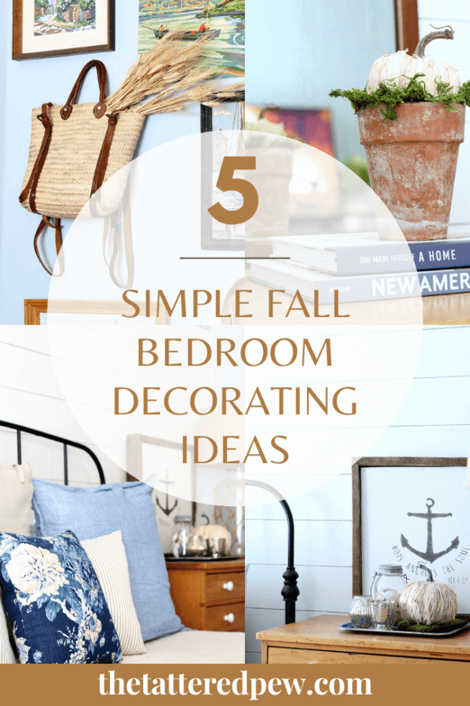 Come over to the blog to learn my 5 favorite simple fall bedroom decorating ideas!