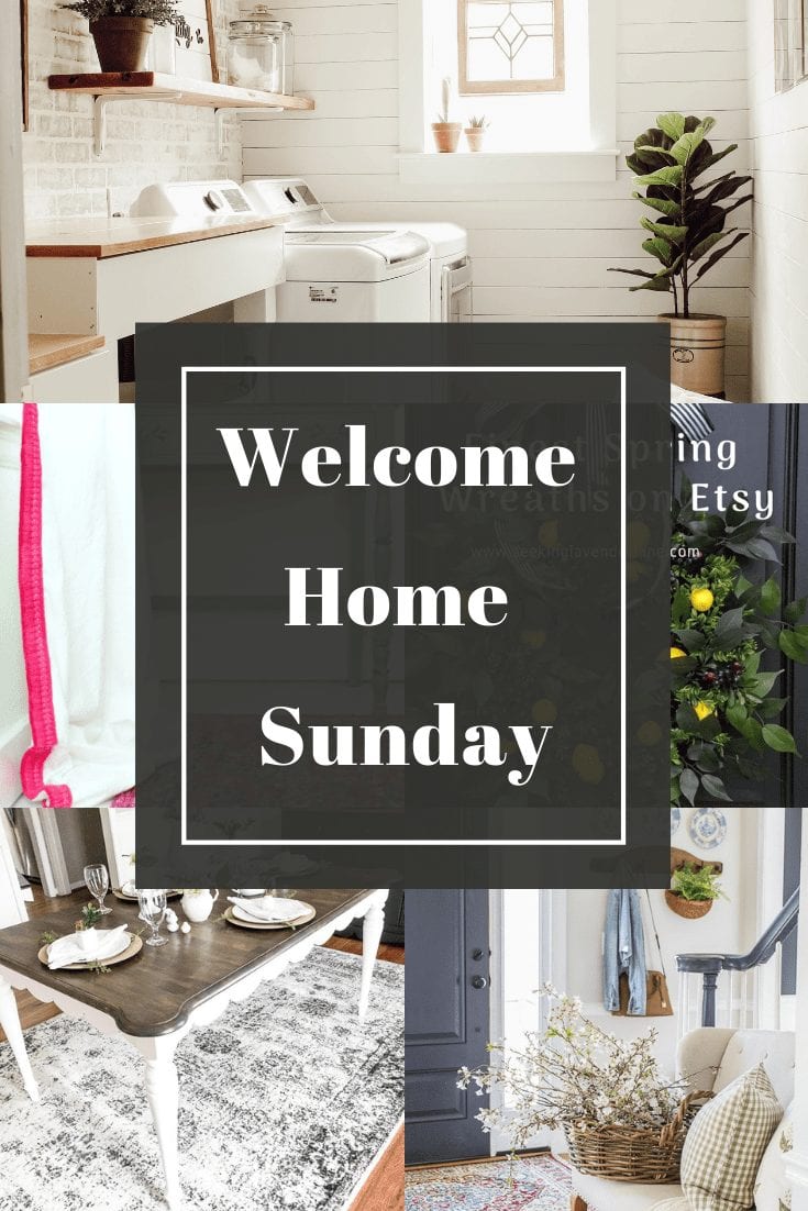 Welcome Home Sunday...6 bloggers share their best home decor ideas and tutorials.
