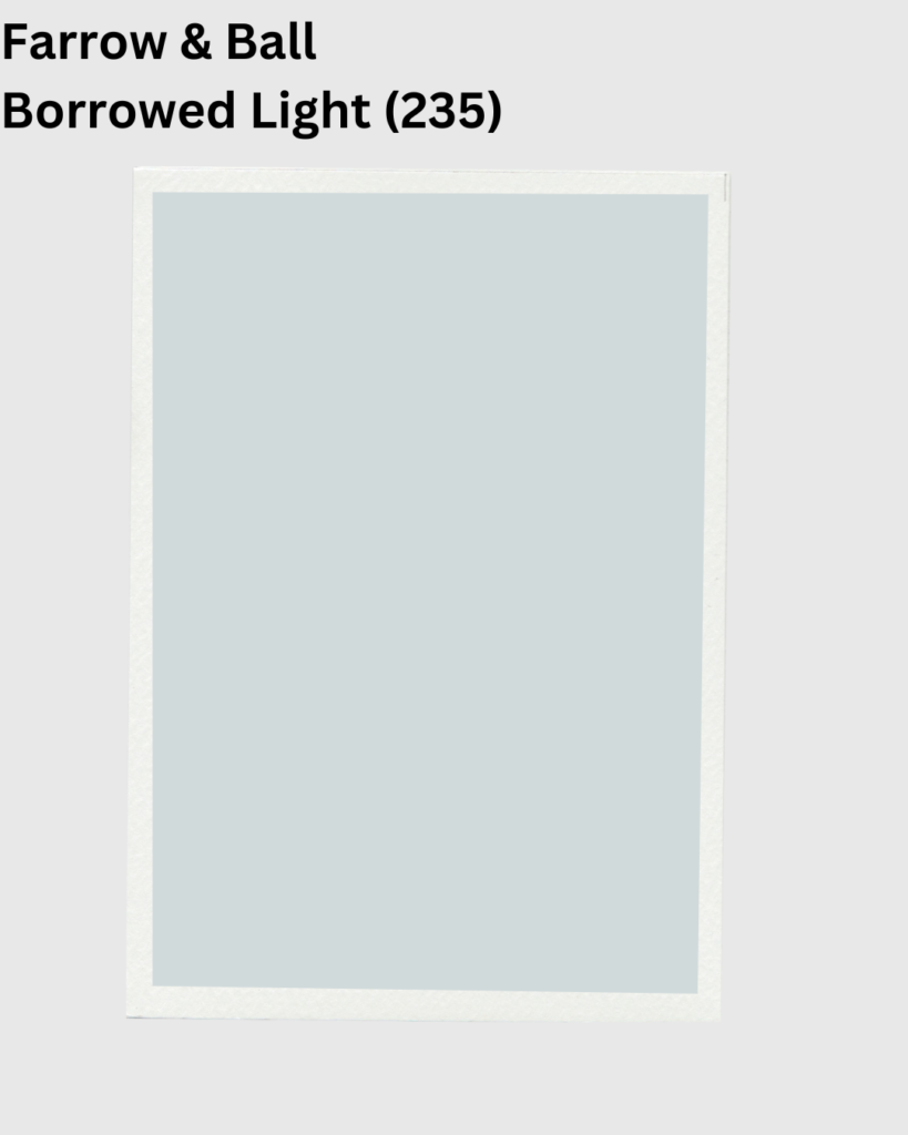 Farrow and Ball Borrowed Light paint swatch