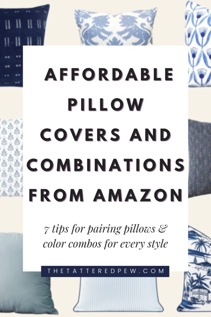Affordable Pillow Covers and Combinations from Amazon