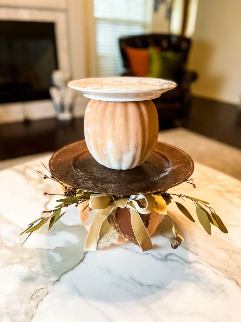 Amy Sadler Designs Pumpkin Tiered Tray