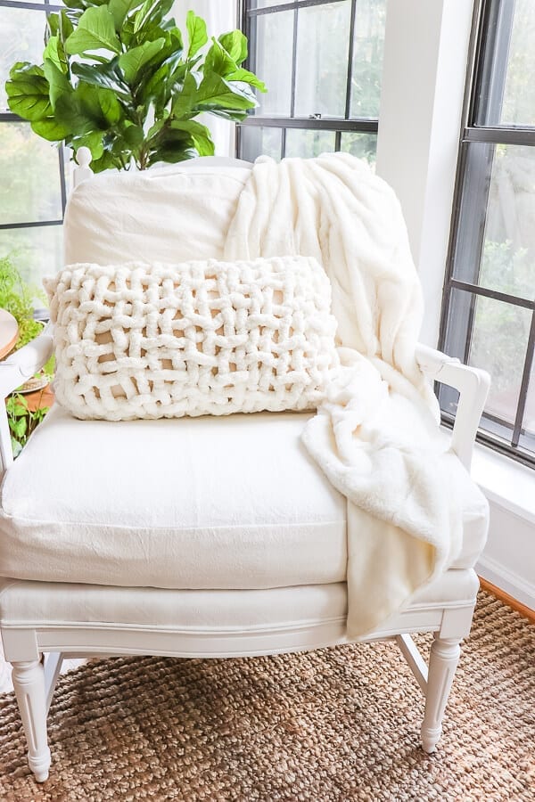 Welcome Home Sunday: french Country Armchair Makeover