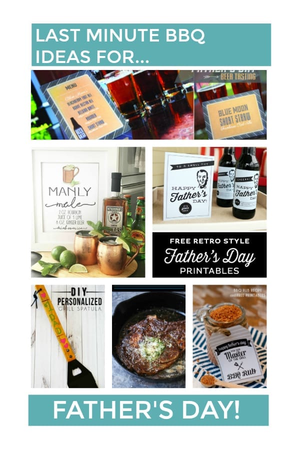 Last Minute BBQ Ideas for Father’s Day!