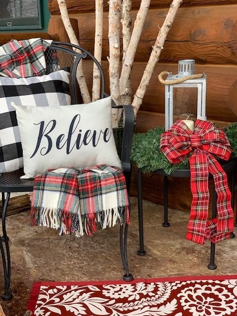 Christmas Believe Porch