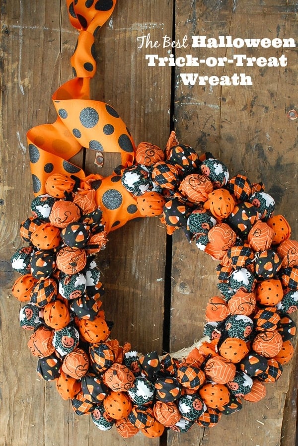 Trick or Treat Wreath by Boulder Locavore 
