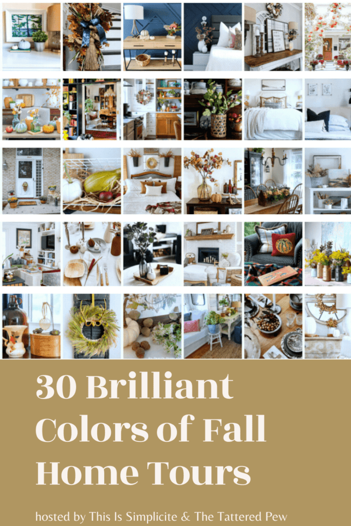 Come take a look into 30 Brilliant Colors of Fall Home Tours!