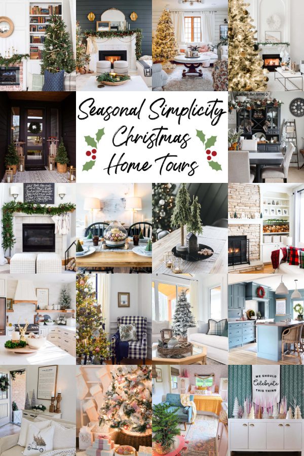 COme see 30 Inspiring and beautiful Christmas home tours from some of the best Home Décor bloggers!