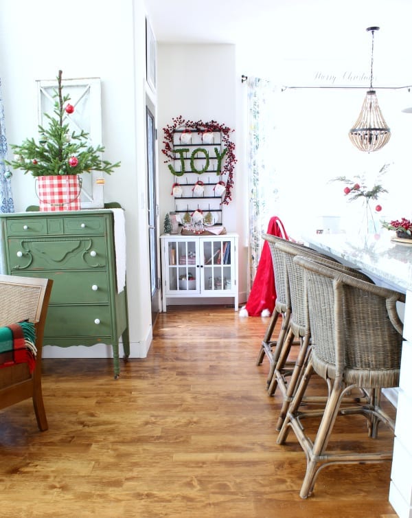 A peek at Christmas in our kitchen!