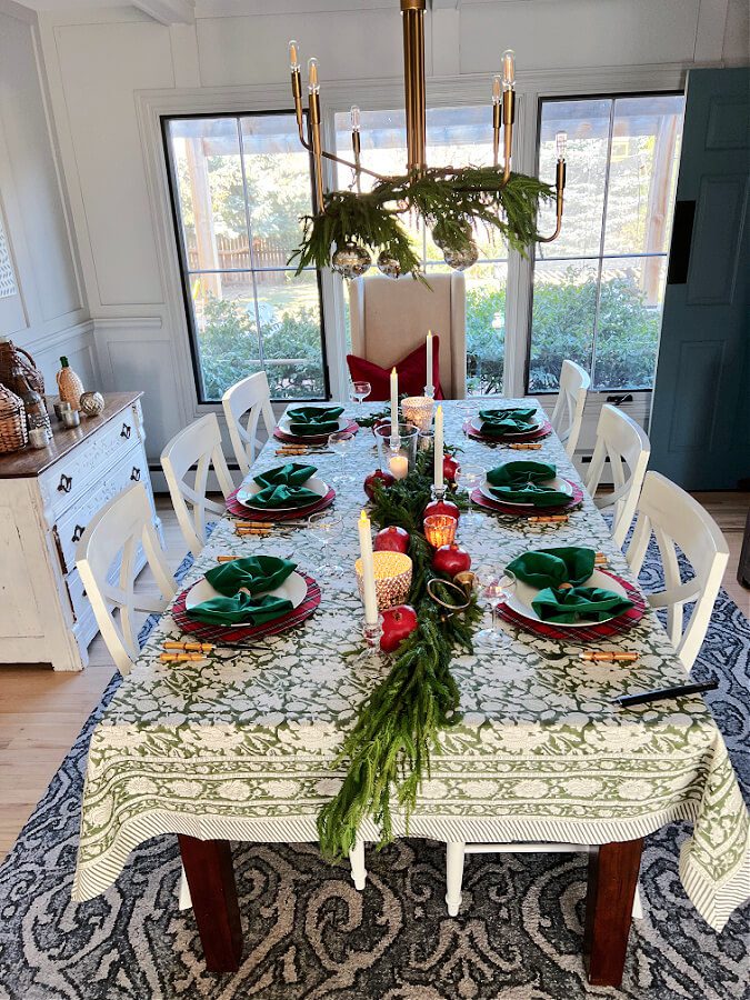 Christmas in our dining room