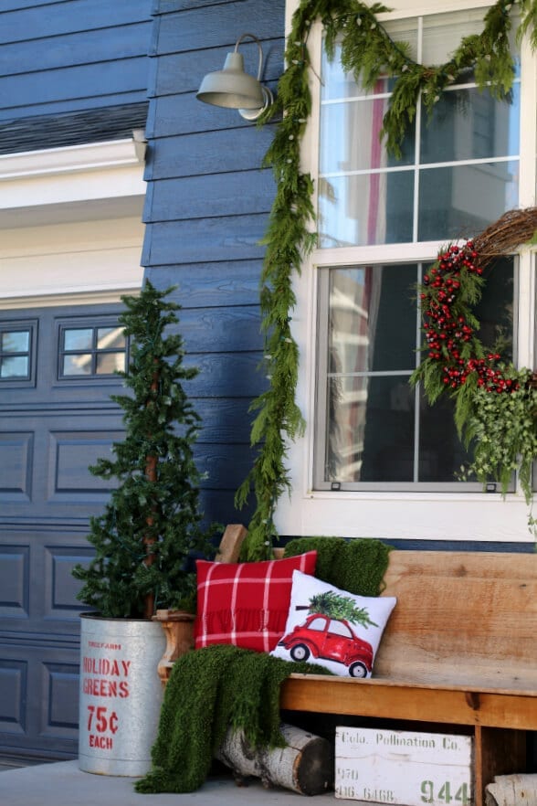 Christmas on the porch tour!