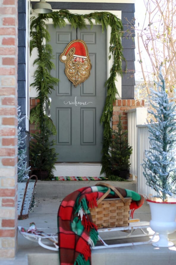 Welcome to Christmas on our porch!