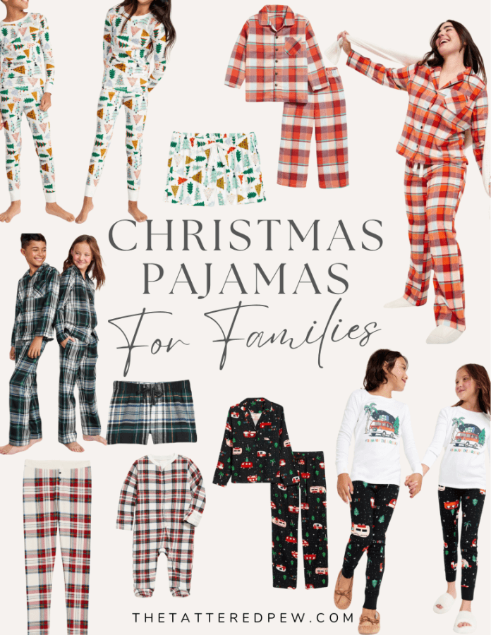 Christmas pajamas for families