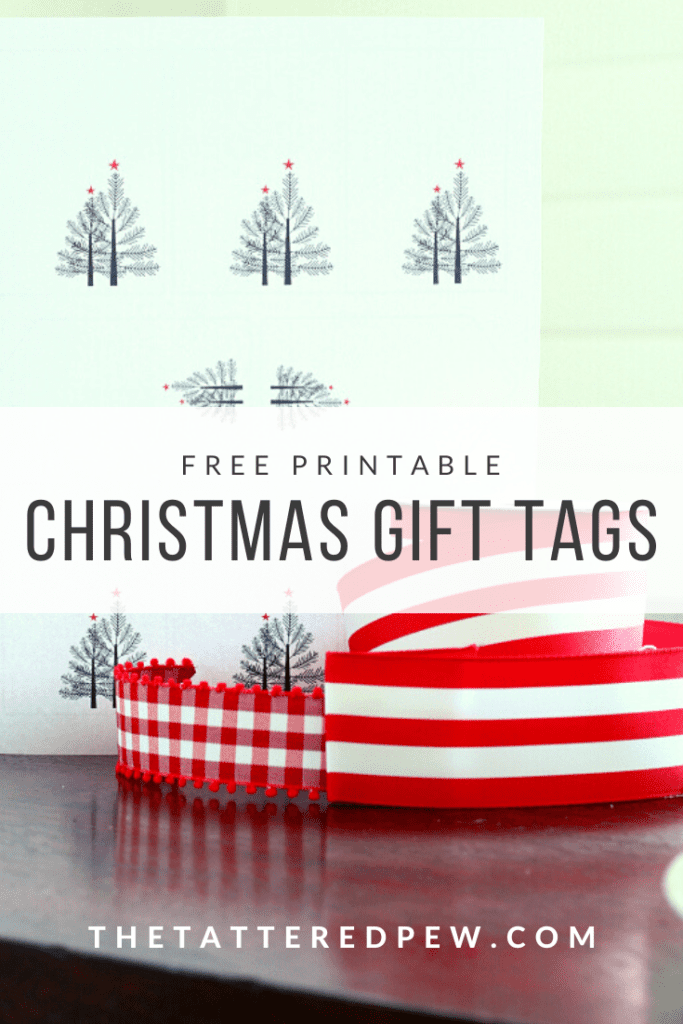 Free printable gift tags to make your Christmas wrapping easier!
