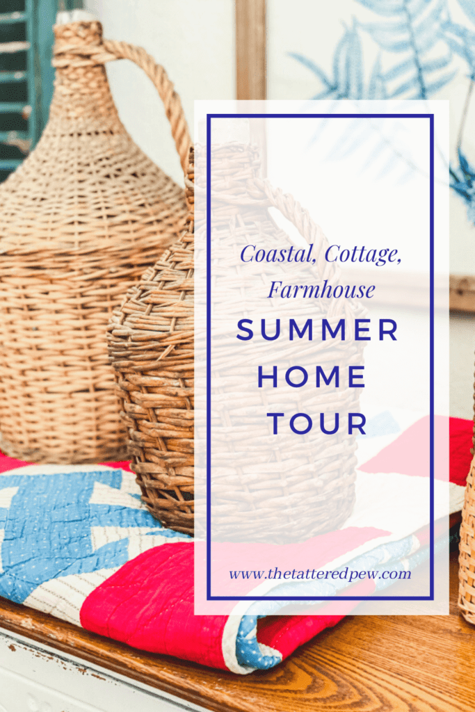 Stop by our home for some summer decorating ideas!