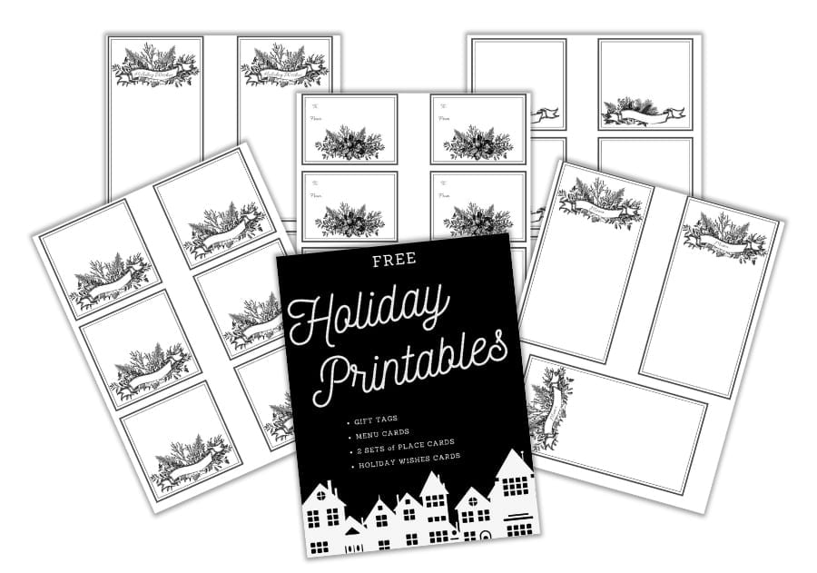 Free Holiday Printables