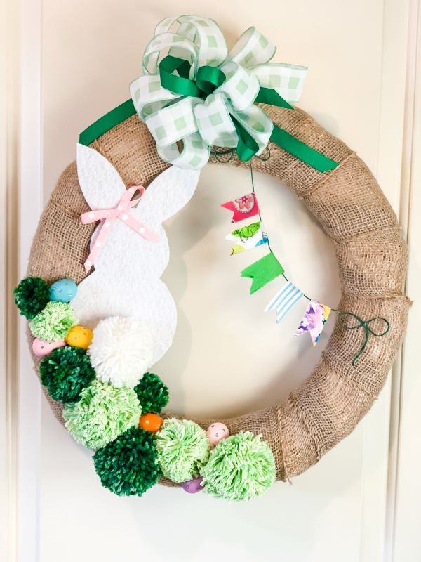 Are you looking for an easy wreath to make for Easter? If so, Kim from Cottage in the Mitten has you covered. With supplies you probably have at home Kim shows you how easy it is to make this holiday wreath.