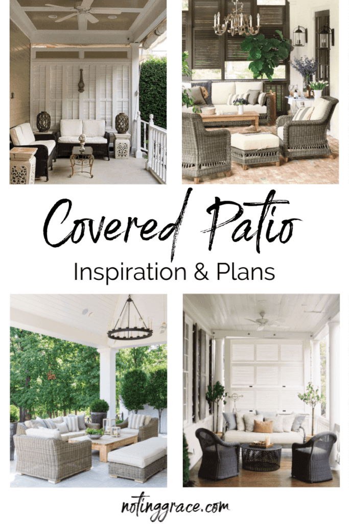 Welcome Home Sunday: Covered Patio Inspiration and Plans