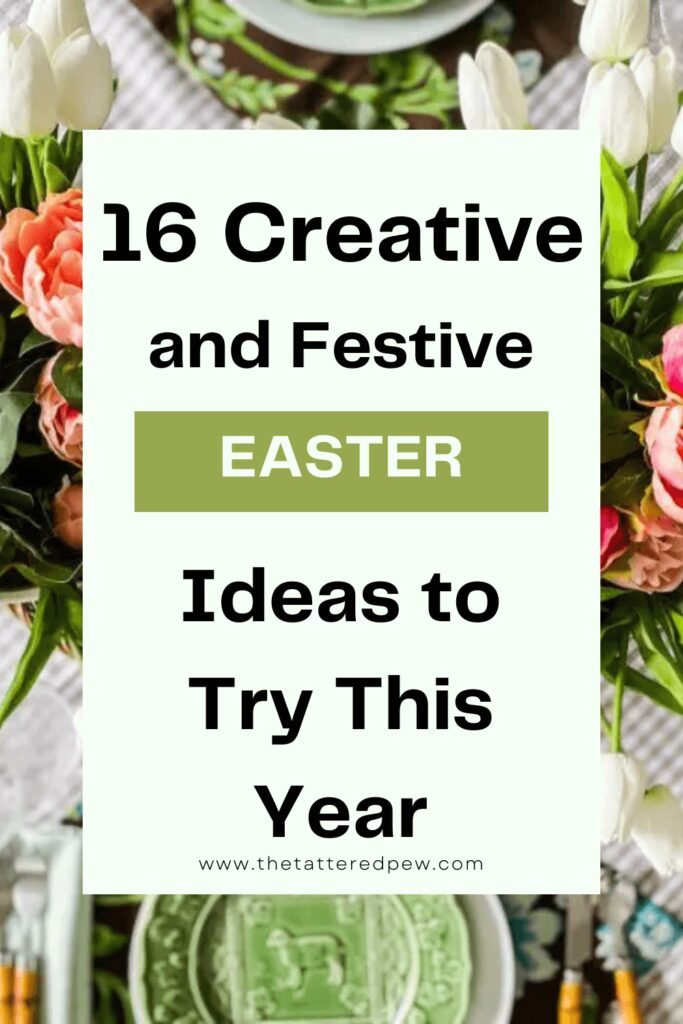 Do you have Easter on your mind? Check out these 16 creative and festive Easter ideas to try this year. They will be colorful, easy to achieve and of course beautiful as we decorate for Easter.
