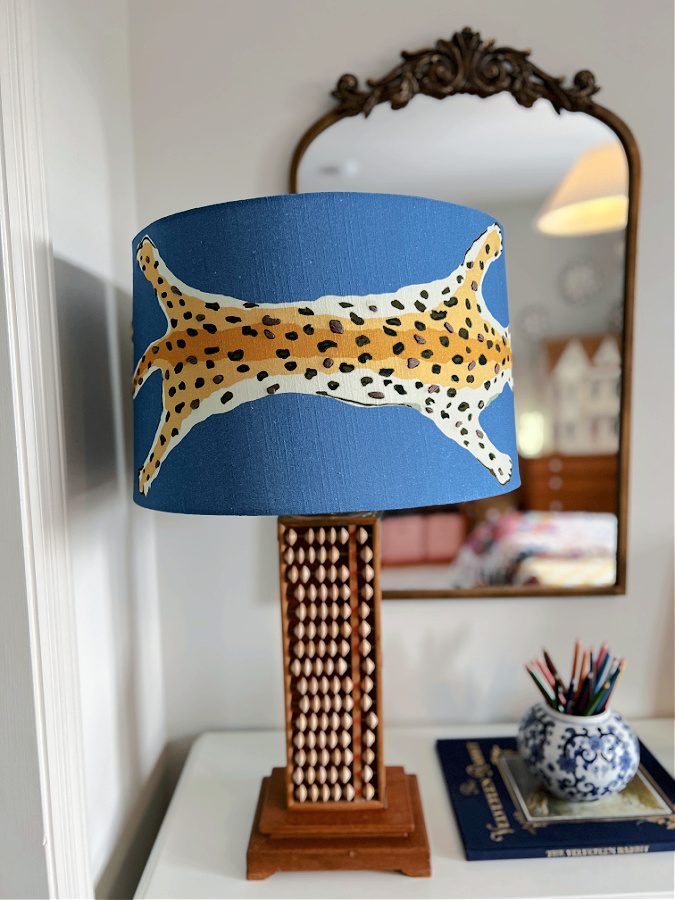 blue animal lampshade