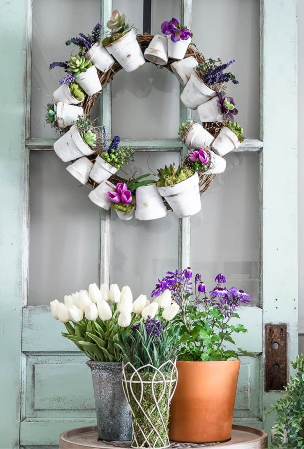 Terracotta Pot Wreath DIY