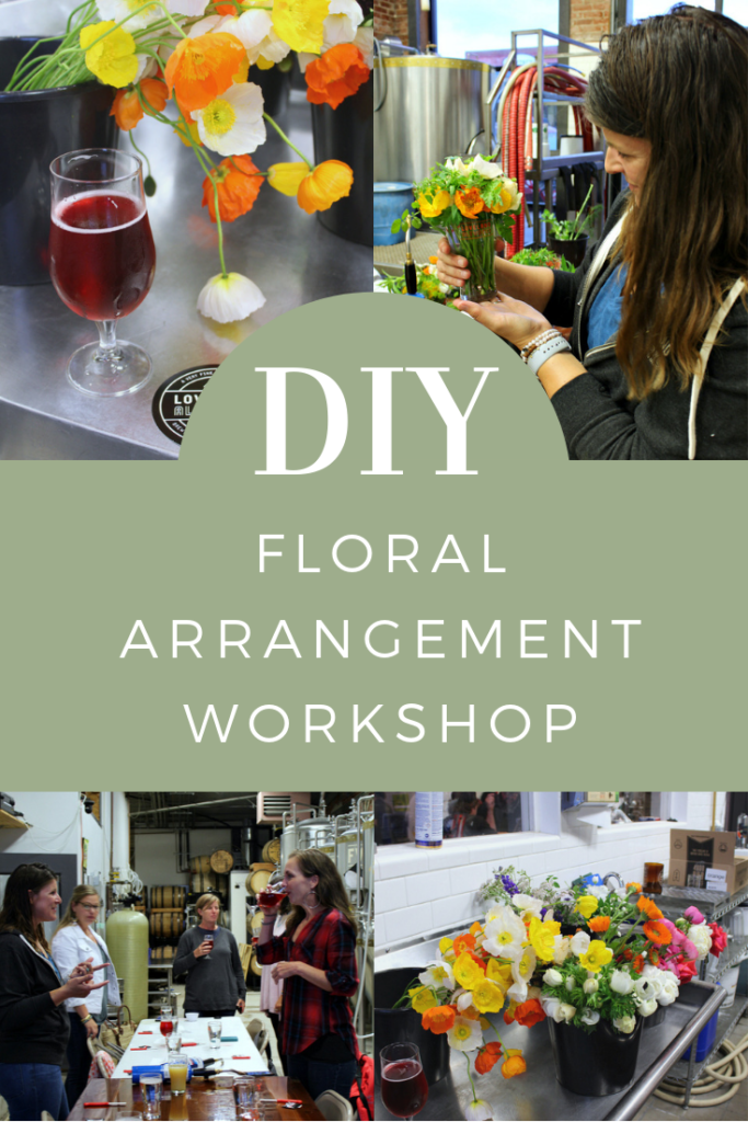 Learn how to arrange flowers with Blooming Betties floral workshop.