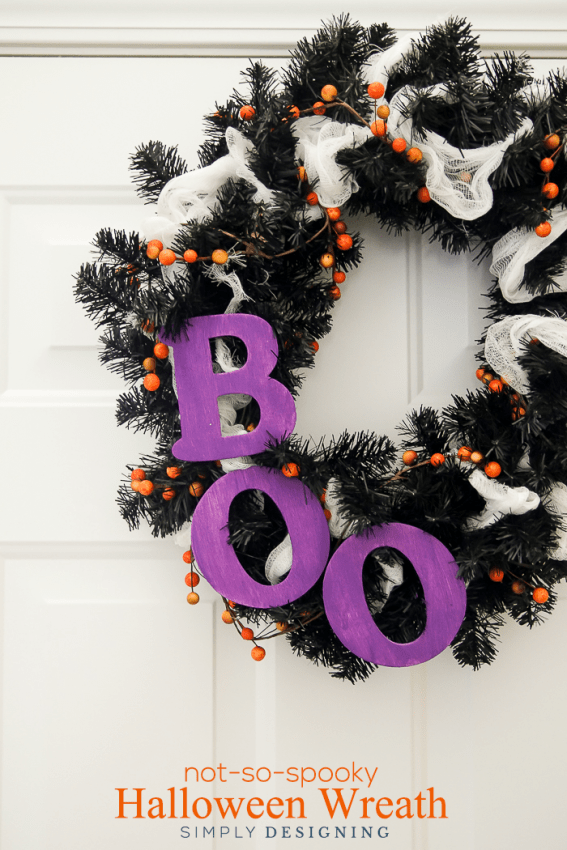 Boo Wreath by Simply Designing 