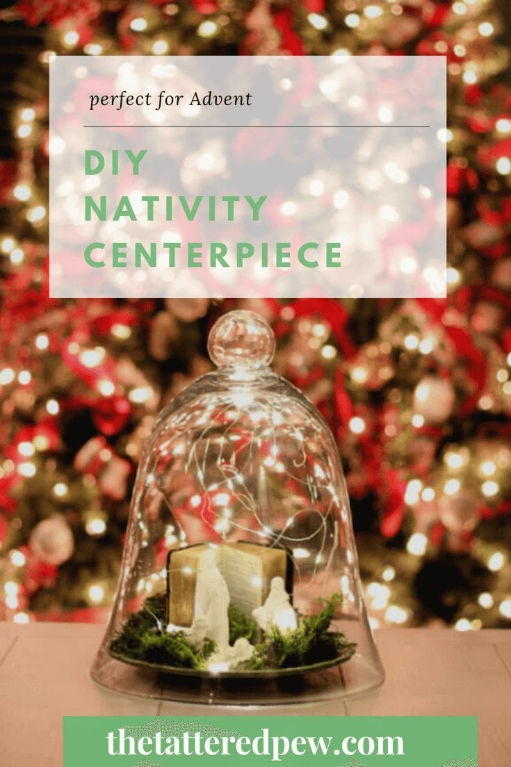 DIY Nativity Centerpiece perfect for Christmas!