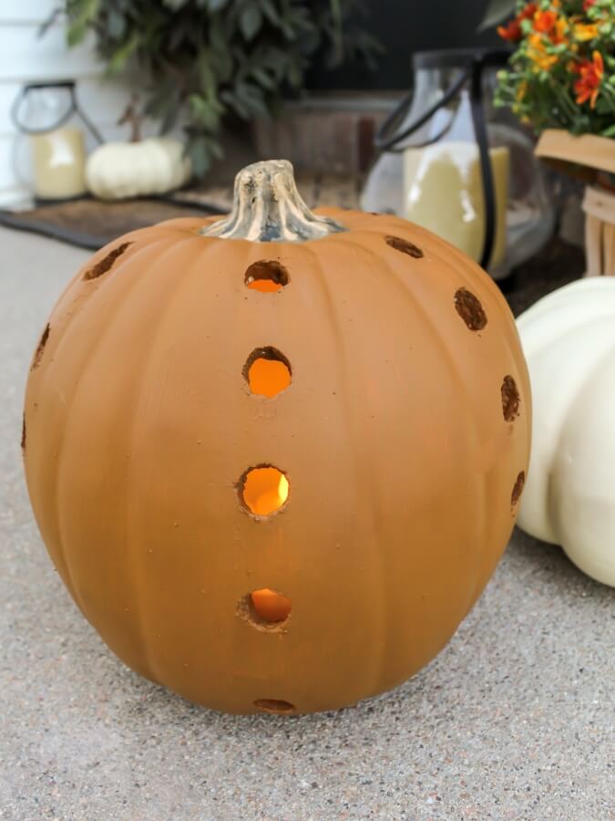 Welcome Home Saturday: DIY Pumpkin Luminary