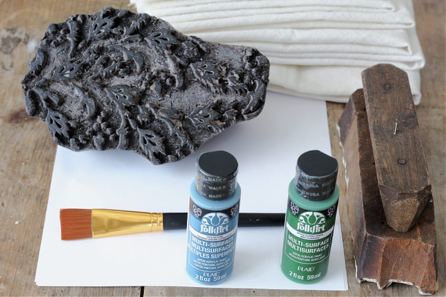 Learn how easy it is to do DIY block printing on fabric with these tools.