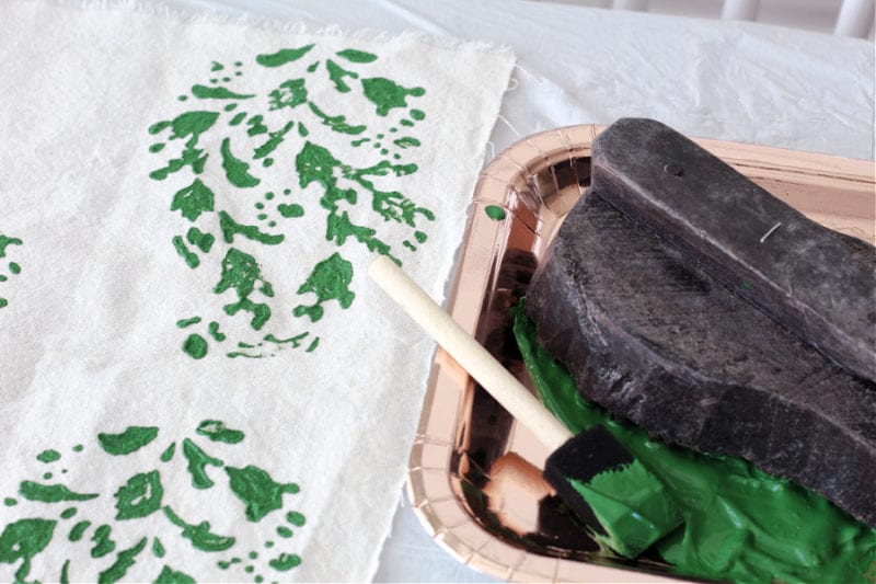 DIY Block Printing On Fabric » Grow Beauty With Ease