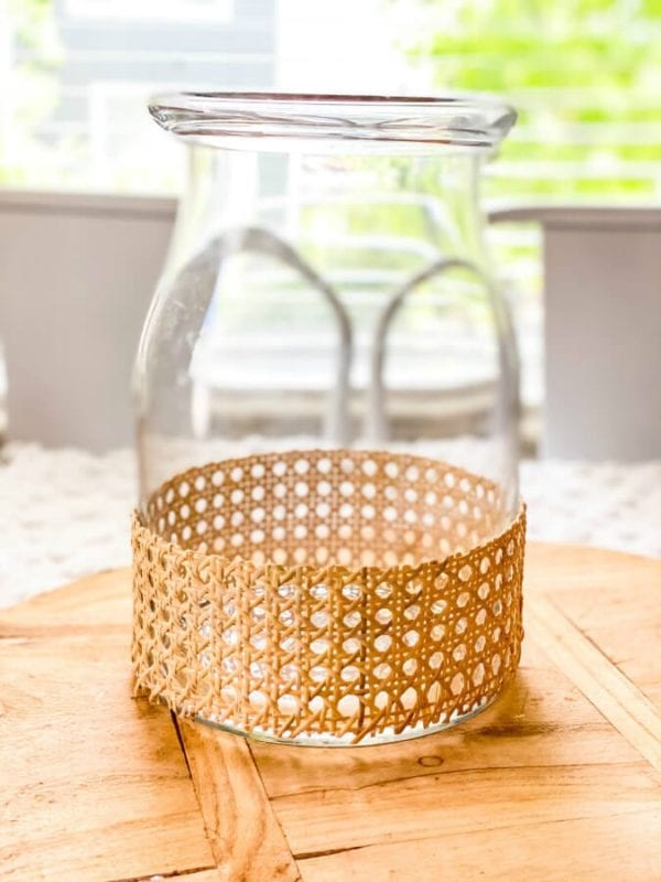 DIY Cane IKEA Vase » Beauty with ease in the Garden and at Home