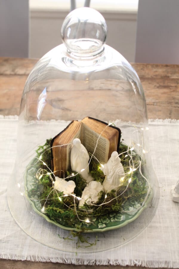 DIY Nativity Centerpiece perfect for Christmas