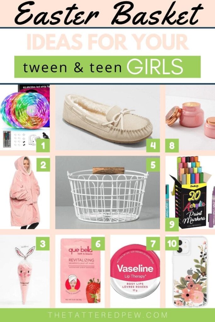 Welcome Home Saturday Tween and Teen Easter Basket Ideas